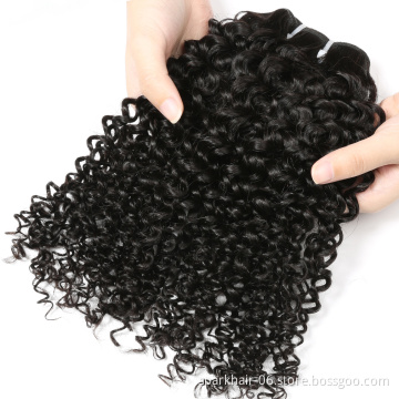 SPARK  raw virgin burman curly hair bundle Mongolian kinky curly hair, Cambodian curly human hair extension for black women